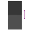 vidaXL Tenda a rullo oscurante 44,4x100 cm Tessuto Larghezza 40 cm Nero - Image 8 of 16