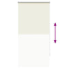 Tenda a Rullo Oscurante - Bianco Sporco - 60x120 cm - immagine 8 | SolPatio - Image 8 of 16