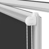 vidaXL Tenda a rullo oscurante 64,4x120 cm Tessuto Larghezza 60 cm Nero - Image 11 of 16
