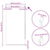 vidaXL Tenda a rullo oscurante 64,4x120 cm Tessuto Larghezza 60 cm Nero - Image 16 of 16
