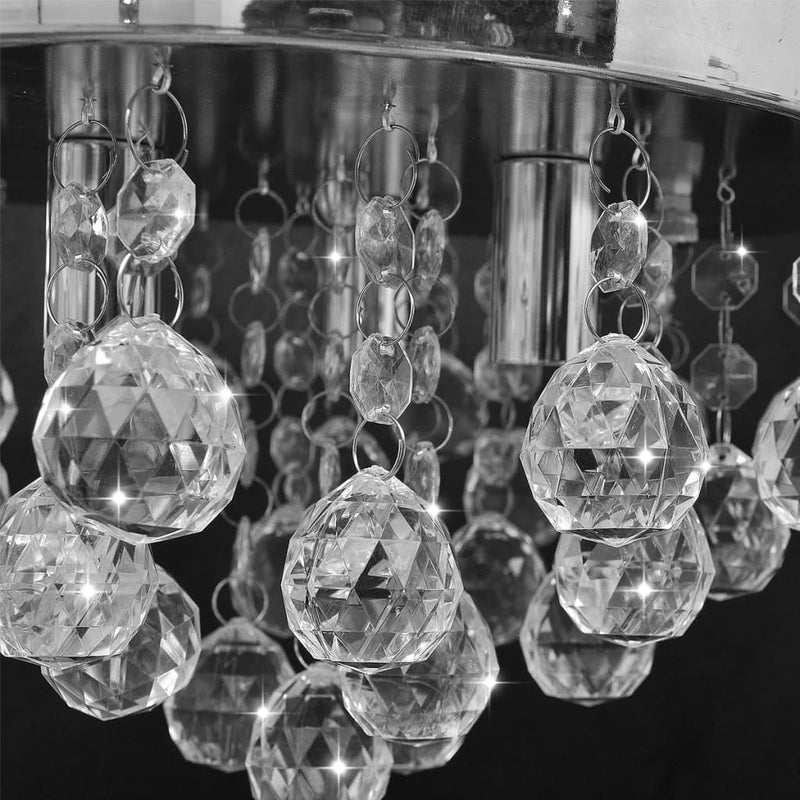 Lampadario Pendente Glamour Cromato con Cristalli Acrilici - Image 2 of 3