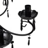 vidaXL Lampada da Soffitto Pendente 6 Portalampade 55,5 cm Nero - Image 2 of 3