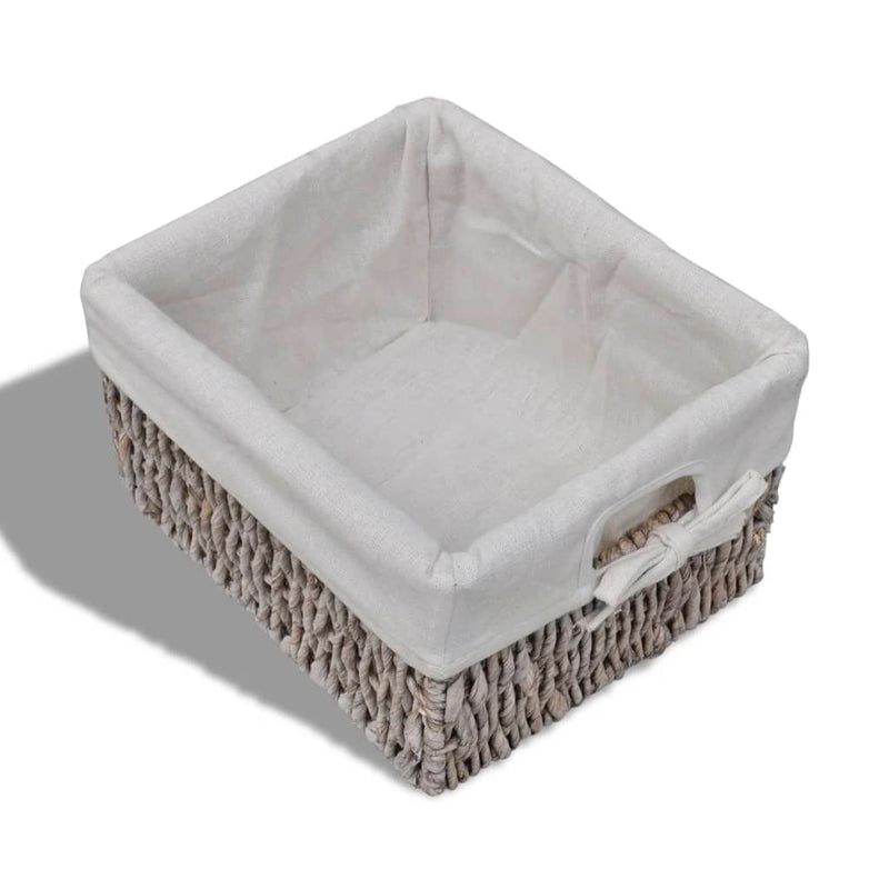 vidaXL Armario de Madera con 3 Cestas Trenzadas Marrón - Image 3 of 5