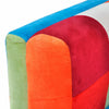 vidaXL Sillón Cúbico de Tela Patchwork, Patas Cromadas, 85,5 x 63 x 74 cm, Multicolor - Image 3 of 7