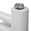 vidaXL Radiatore Centrale Portasciugamano Dritto 480 x 480 mm - Image 2 of 6