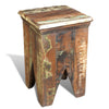 vidaXL Solid Reclaimed Wood Stool 30 x 30 x 45 cm Brown - Image 2 of 5
