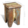 vidaXL Solid Reclaimed Wood Stool 30 x 30 x 45 cm Brown - Image 5 of 5