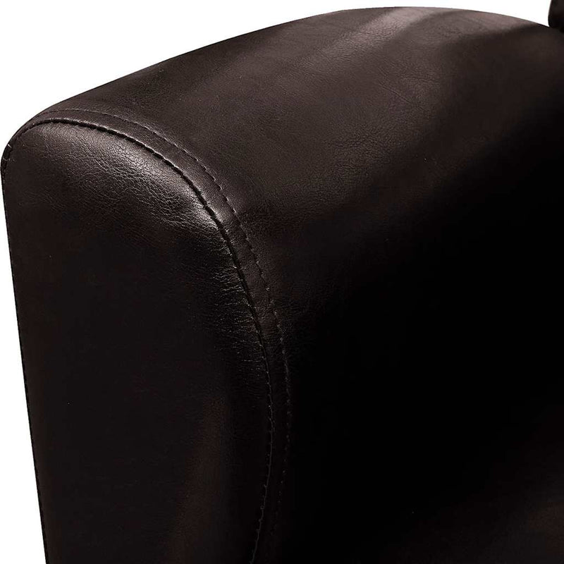 vidaXL Faux Leather Armchair 70 x 69 x 72 cm Dark Brown - Image 5 of 8