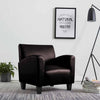 vidaXL Faux Leather Armchair 70 x 69 x 72 cm Dark Brown - Image 1 of 8