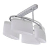 Lampada da Soffitto Moderna con 4 Paralumi Ellissoidali in Vetro Cromato E14- - Image 2 of 5