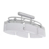 Modern Ceiling Light with 6 Ellipsoidal Glass E14 Lights - Image 2 of 5