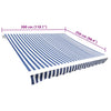 vidaXL Replacement Awning Fabric 100% Polyester 3 x 2.5 m Blue/White - Image 3 of 3