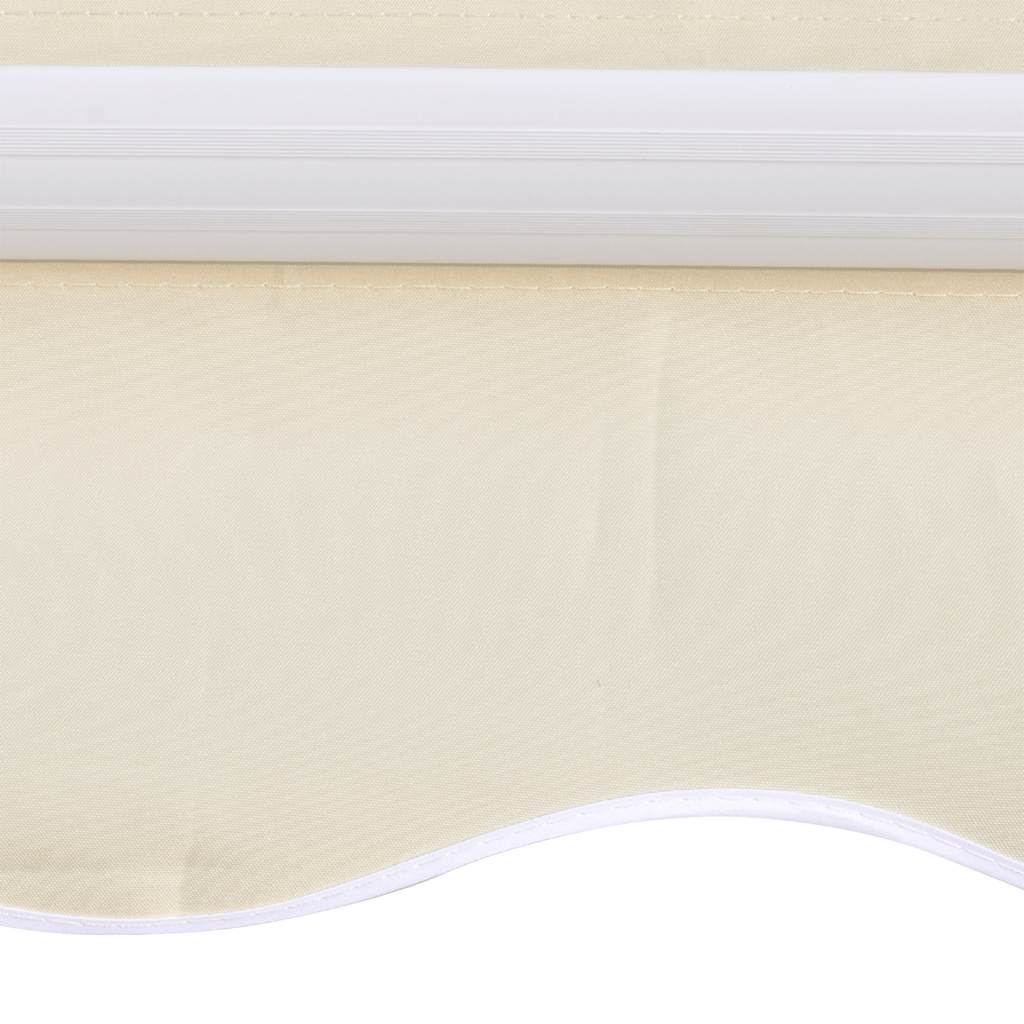 vidaXL Replacement Awning Fabric UV Polyester 3 x 2.5 m Cream - Image 2 of 2