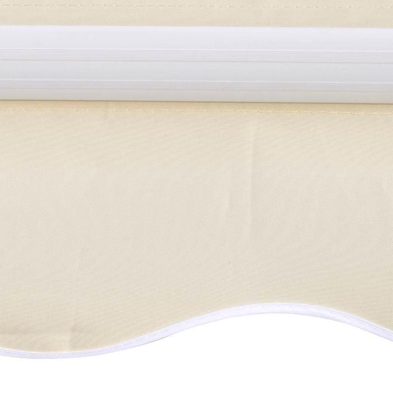 vidaXL Replacement Awning Fabric UV Polyester 3 x 2.5 m Cream - Image 2 of 2