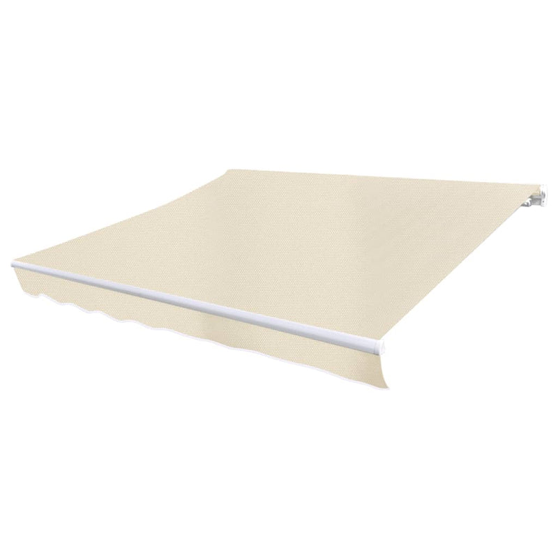 vidaXL Telo di Ricambio Tenda Parasole Poliestere 6x3m Crema - Image 1 of 3