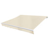 vidaXL Replacement Awning Fabric 100% Polyester for 4x3m Frame, Cream - Image 2 of 6