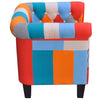 Poltrona in Tessuto Patchwork Multicolore vidaXL - immagine 2 | SolPatio - Image 2 of 4