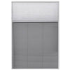 vidaXL Finestra per Insetti Finestra Plisse 160 x 80 cm in Alluminio con Ombra - Image 2 of 7