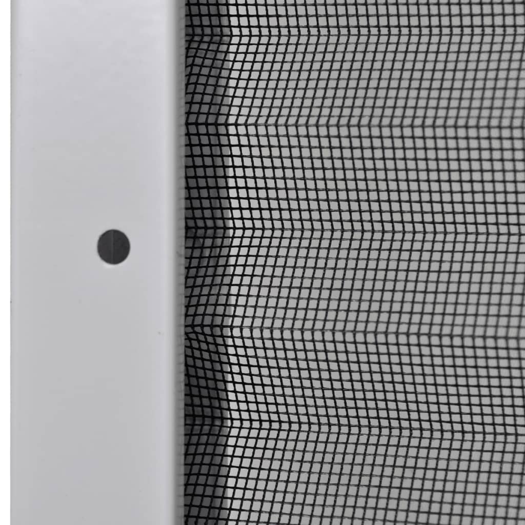 vidaXL Finestra per Insetti Finestra Plisse 160 x 80 cm in Alluminio con Ombra - Image 7 of 7