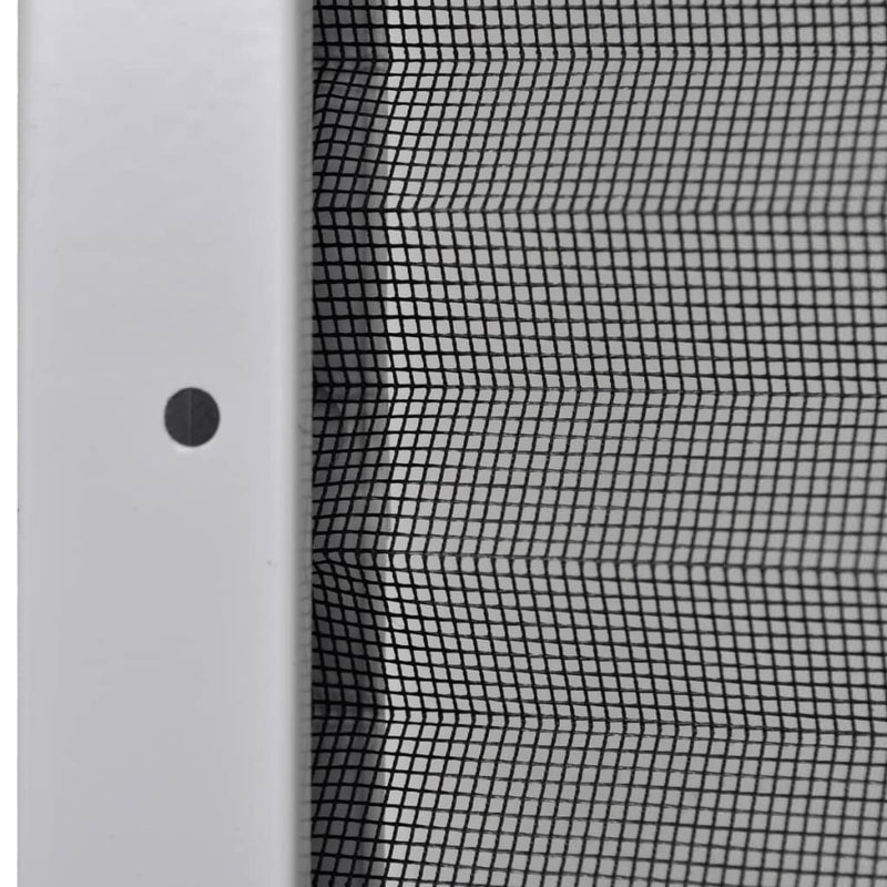 vidaXL Finestra per Insetti Finestra Plisse 160 x 80 cm in Alluminio con Ombra - Image 7 of 7