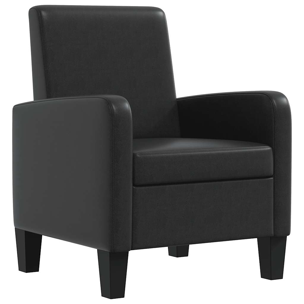 Poltrona Ergonomica vidaXL in Similpelle Nera - Image 2 of 7