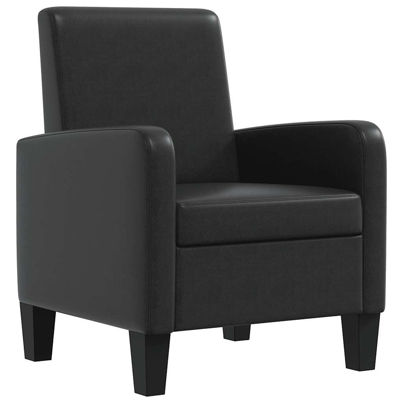 Poltrona Ergonomica vidaXL in Similpelle Nera - Image 2 of 7
