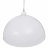 vidaXL Lámpara Colgante 2 Piezas Altura Ajustable Semiesférica Blanca - Image 5 of 8