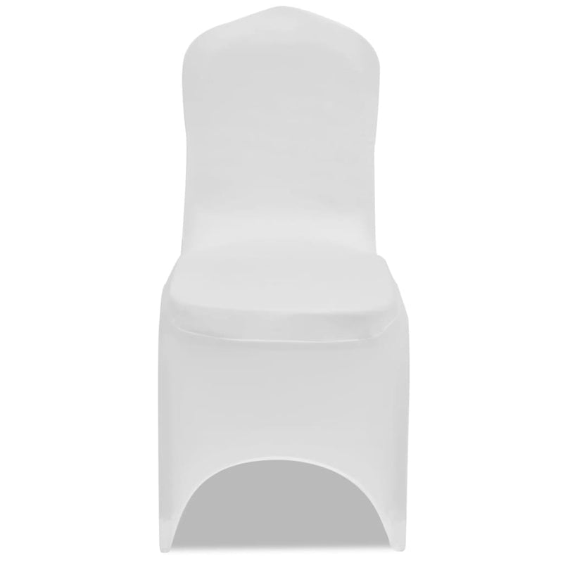 vidaXL Coprisedia in Tessuto Elasticizzato Bianco Set 50 pz - Image 1 of 11