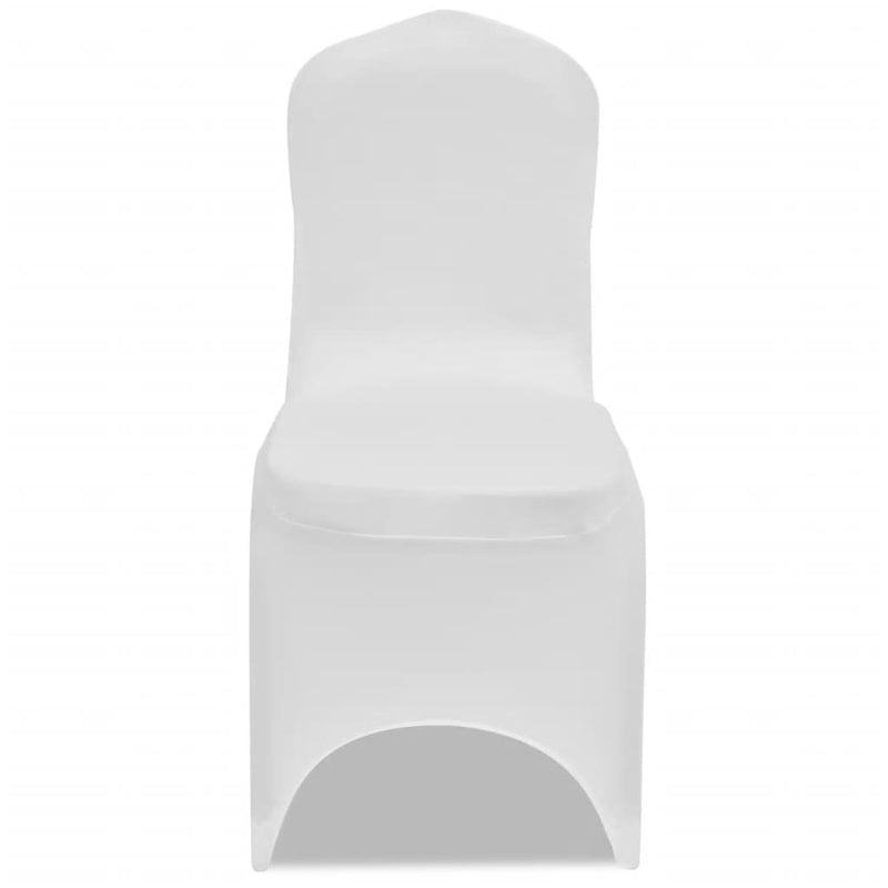vidaXL Coprisedia in Tessuto Elasticizzato Bianco Set 50 pz - Image 3 of 11
