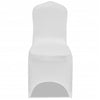 vidaXL Coprisedia in Tessuto Elasticizzato Bianco Set 6 pz - Image 2 of 6