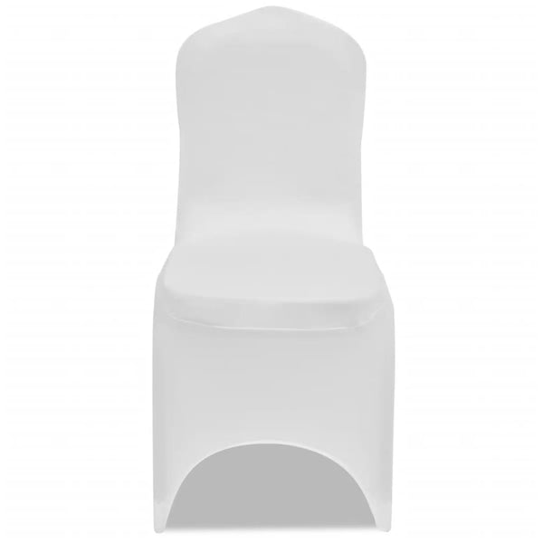 Coprisedia in Tessuto Elasticizzato Bianco Set 6 pz - immagine 2 | SolPatio