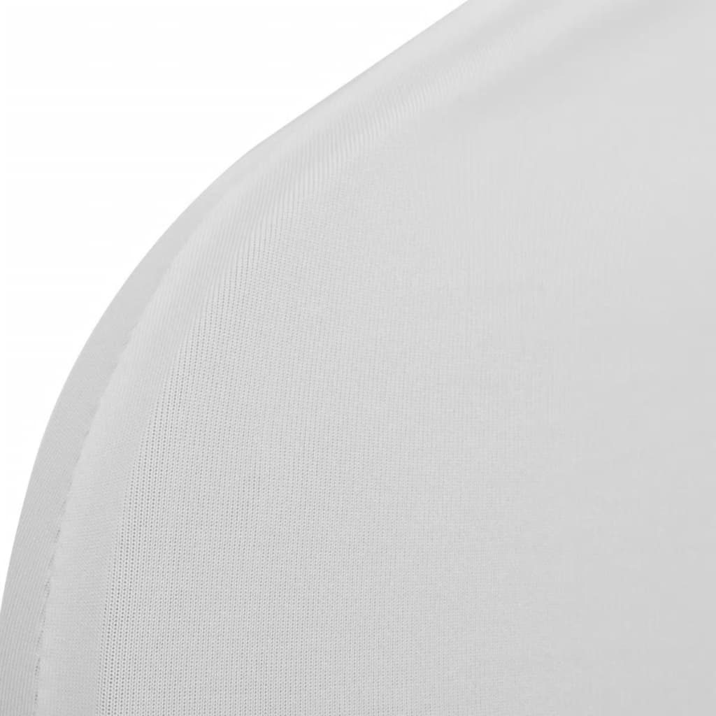vidaXL Coprisedia in Tessuto Elasticizzato Bianco Set 50 pz - Image 10 of 11