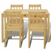 Tavolo con 4 sedie in Legno Naturale - Image 3 of 7