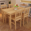 Tavolo con 4 sedie in Legno Naturale - Image 1 of 7