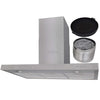 vidaXL Cappa Piatta Inossidabile 900 mm - Image 3 of 5