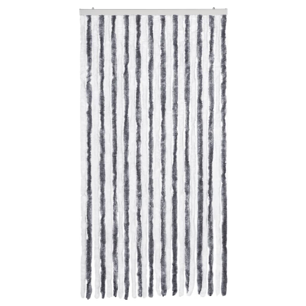 vidaXL Zanzariera Grigio e Bianco 100x220 cm Ciniglia - Image 3 of 6