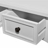 vidaXL Tavolo Consolle da Trucco con 3 Cassetti Bianco - Image 6 of 9
