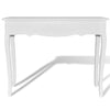 Tavolo Consolle da Trucco vidaXL in Legno di Pino e MDF Bianco, 100x35x78 cm - Image 3 of 6