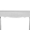 Tavolo Consolle da Trucco vidaXL in Legno di Pino e MDF Bianco, 100x35x78 cm - Image 4 of 6