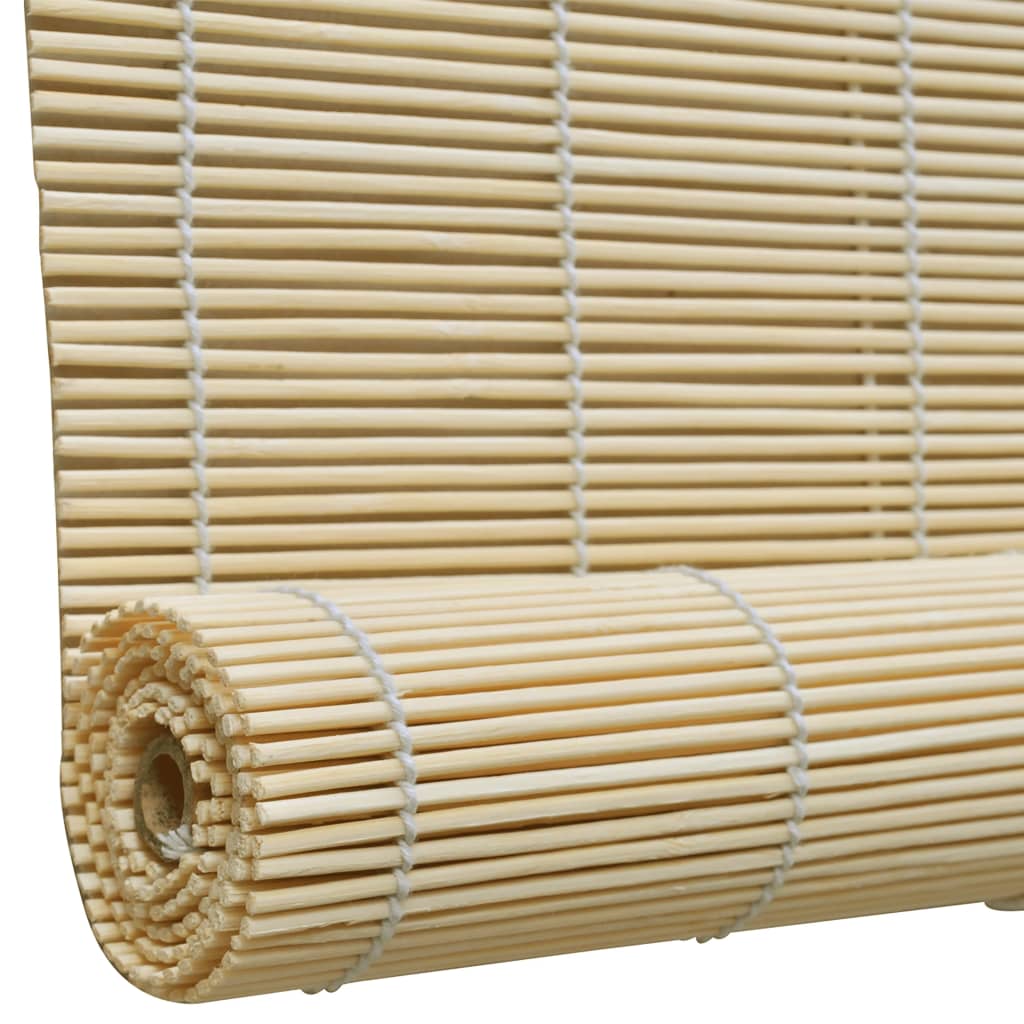 Tende a Rullo in Bambù Naturale 140x160 cm - Image 2 of 3