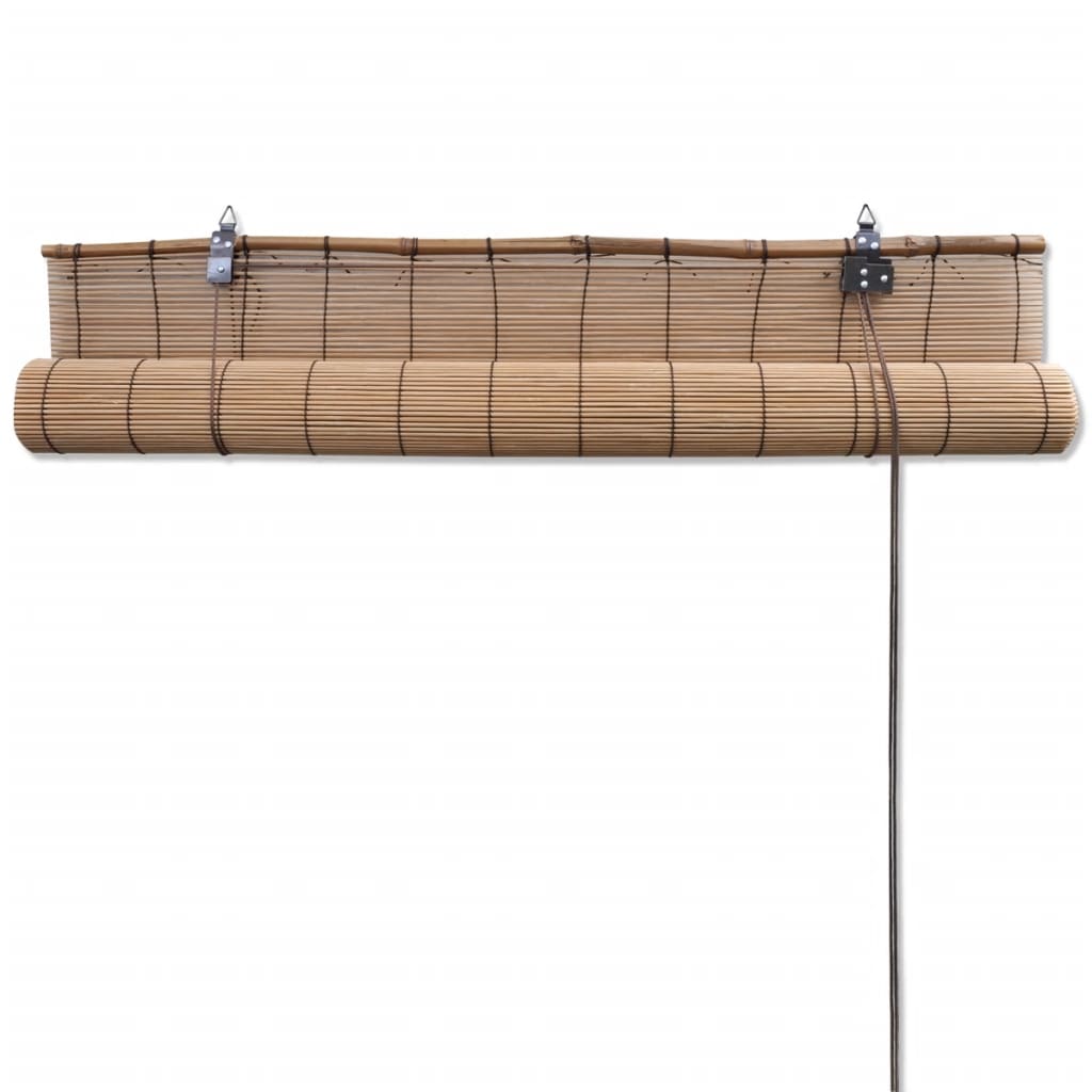 Tende a Rullo in Bambù Marrone 120x160 cm - Image 3 of 4