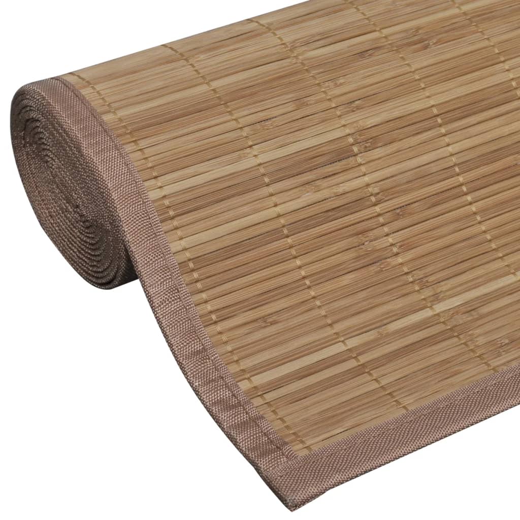 vidaXL Tappeto Rettangolare in Bambù Marrone 80 x 300 cm - Image 7 of 10
