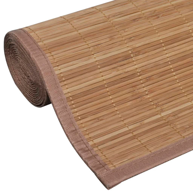 vidaXL Tappeto Rettangolare in Bambù Marrone 80 x 300 cm - Image 7 of 10