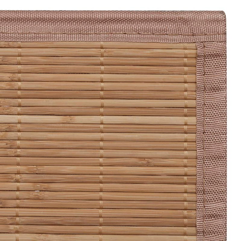 vidaXL Tappeto Rettangolare in Bambù Marrone 80 x 200 cm - Image 5 of 5