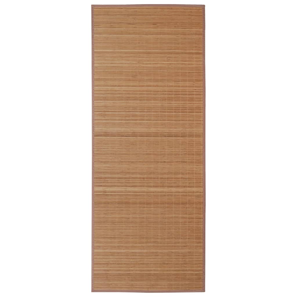 vidaXL Tappeto Rettangolare in Bambù Marrone 80 x 300 cm - Image 4 of 10
