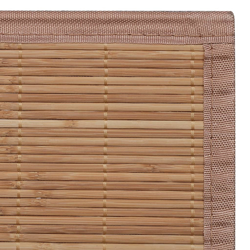 vidaXL Tappeto Rettangolare in Bambù Marrone 80 x 300 cm - Image 9 of 10
