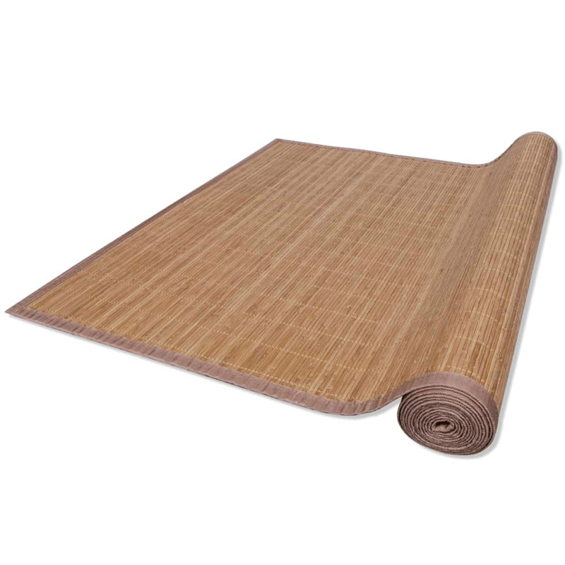 vidaXL Tappeto Rettangolare in Bambù Marrone 150 x 200 cm - Image 6 of 10