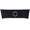 Set 25 Fasce Decorative Nere Elasticizzate per Sedie con Fibbia Effetto Diamante - Image 3 of 8