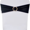 Set 25 Fasce Decorative Nere Elasticizzate per Sedie con Fibbia Effetto Diamante - Image 8 of 8