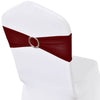Set 25 Fasce Elasticizzate Bianche per Sedie con Fibbia Effetto Diamante - Image 7 of 8